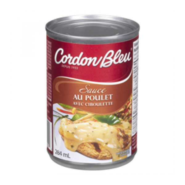 Sauce au poulet avec ciboulette | Aliments Ouimet-Cordon Bleu inc ...