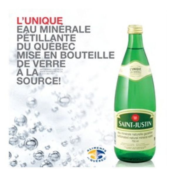 Eaux Minérales SaintJustin Mauricie Entreprises Aliments du Québec