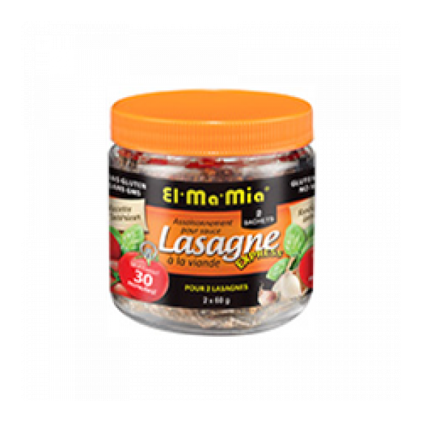 Seasoning for Lasagna meat sauce ElMaMia Inc. Aliments du Québec